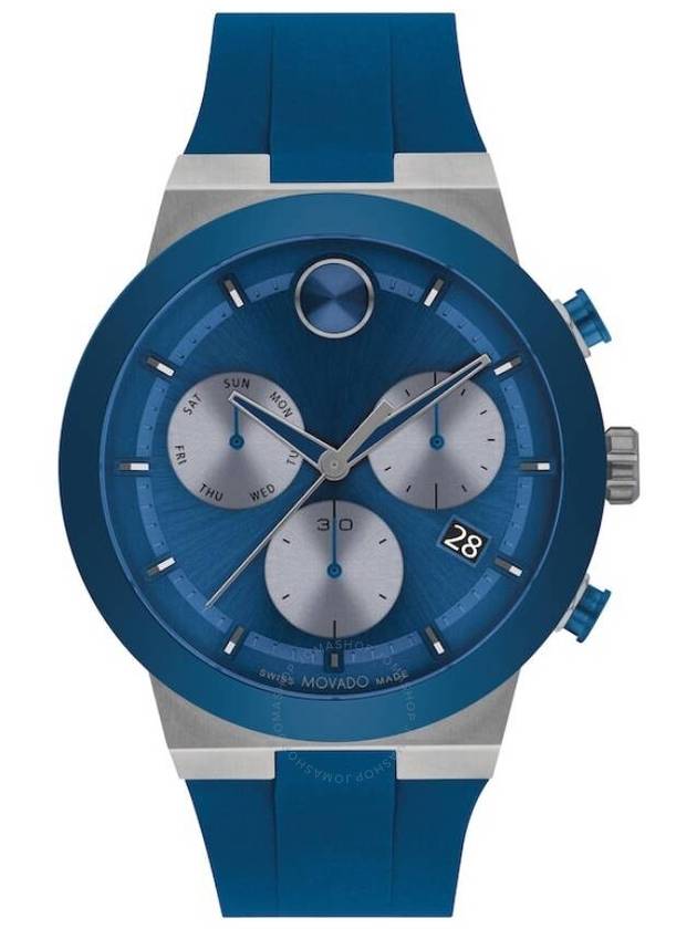 Movado BOLD Fusion Chronograph Quartz Blue Dial Men's Watch 3601197 - MOVADO - BALAAN 1