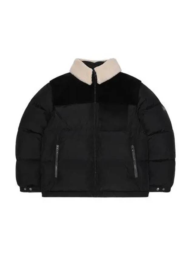 KODAK Brownie Color Block Down Jacket BLACK - KODO - BALAAN 1