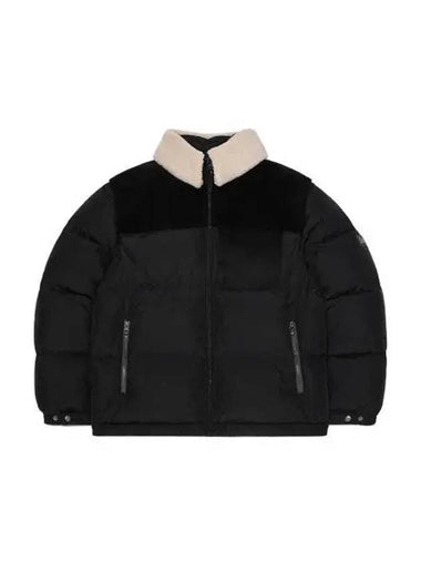 KODAK Brownie Color Block Down Jacket BLACK - KODO - BALAAN 1