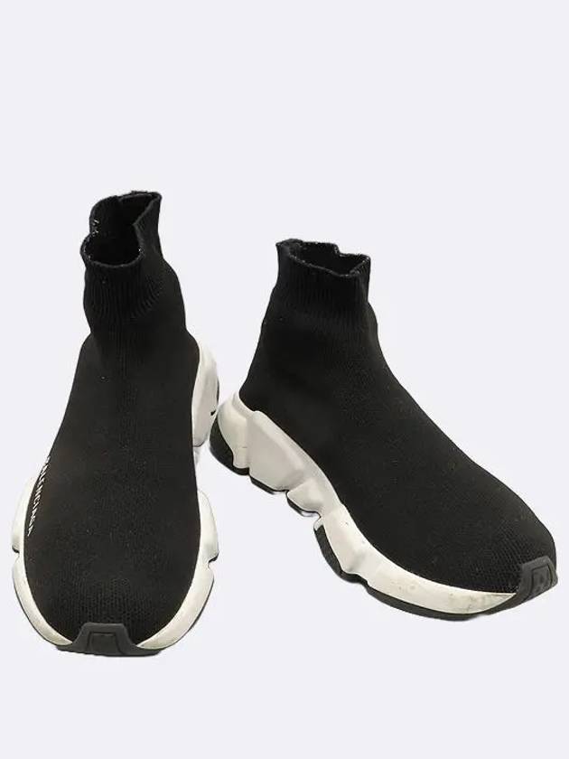 587280 Black Speedrunner High Top Women s Sock Sneakers 35 - BALENCIAGA - BALAAN 2