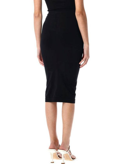 SCULPTING JERSEY MIDI SKIRT - ANDREADAMO - BALAAN 2