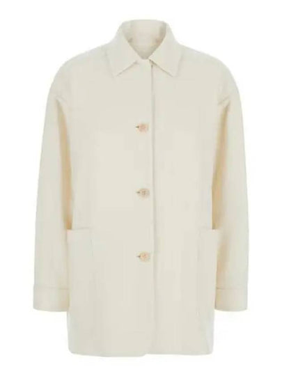 Eligio Single Coat White - MAX MARA - BALAAN 2