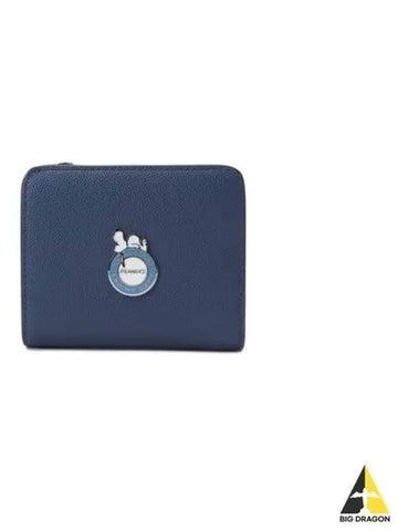 M Signet Snoopy Mini Compact Wlt Azure Blue MBACM23009BUX - MARC JACOBS - BALAAN 1