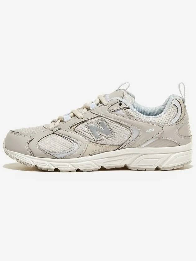 408 Low Top Sneakers Beige White - NEW BALANCE - BALAAN 5