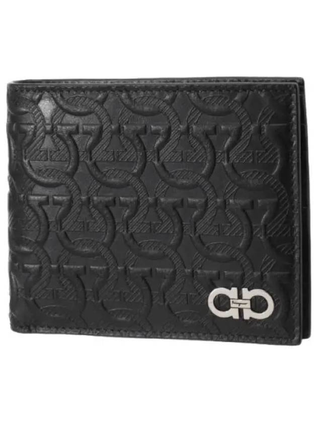 Ferragamo Gancini half wallet men - SALVATORE FERRAGAMO - BALAAN 1