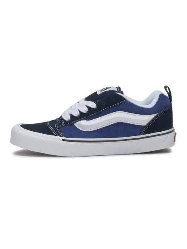 Knu Skool Lace-Up Low Top Sneakers Blue - VANS - BALAAN 2