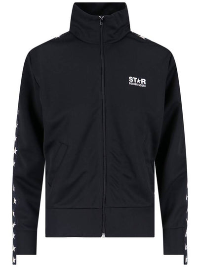 Star Logo Track Jacket Black - GOLDEN GOOSE - BALAAN 2