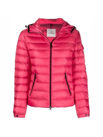 Women's BLES Hood Lightweight Padding Pink - MONCLER - BALAAN.