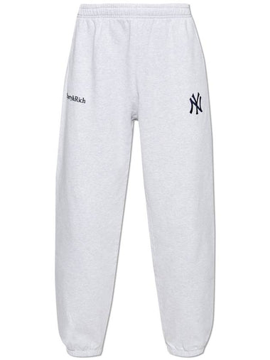 Sporty & Rich Trousers From The 47 & The New York Yankees Collection, Unisex, Grey - SPORTY & RICH - BALAAN 1