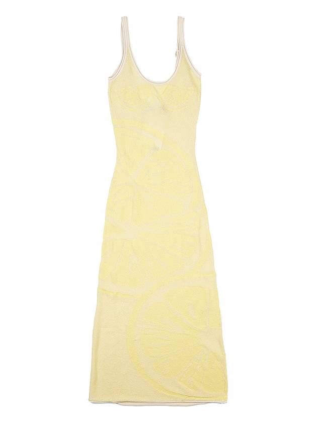 Women's Lemons On A Plate Sleeveless Long Dress Yellow - HOUSE OF SUNNY - BALAAN 9