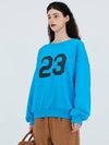 23 Print Sweatshirt Blue - KOOKEESEE - BALAAN 3