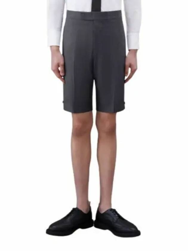 Twill Classic Backstrap Shorts Grey - THOM BROWNE - BALAAN 2