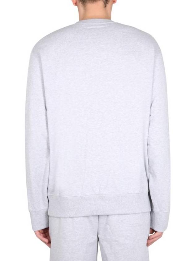 Core Crew Neck Logo Sweatshirt Grey - HELMUT LANG - BALAAN 4