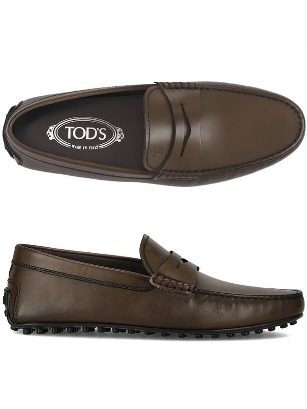 Men's City Gomino Driving Shoes Brown - TOD'S - BALAAN 2