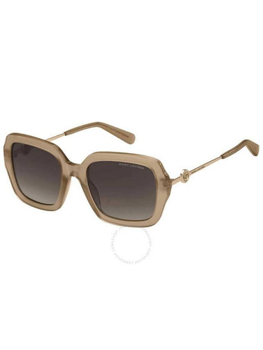 Marc Jacobs Brown Gradient Square Ladies Sunglasses MARC 652/S 010A/HA 54 - MARC JACOBS - BALAAN 1