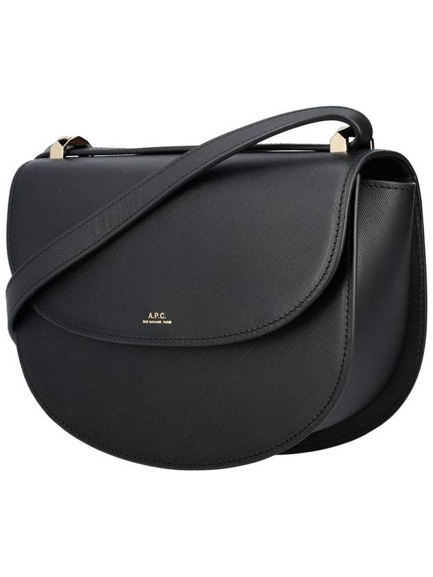 Half Moon Leather Cross Bag Black - A.P.C. - BALAAN 4