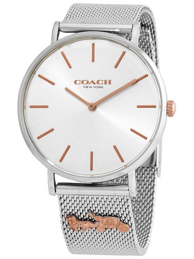 Coach Perry Quartz Silver Dial Ladies Watch 14503336 - COACH - BALAAN 1