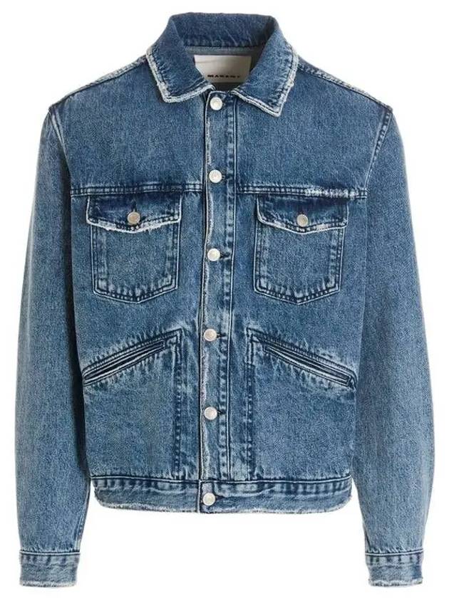 Django Back Logo Jacket Blue - ISABEL MARANT - BALAAN 2