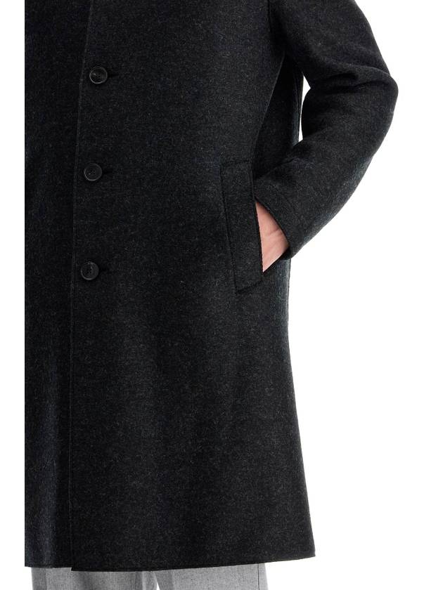 single-breasted pressed wool coat - HARRIS WHARF LONDON - BALAAN 4