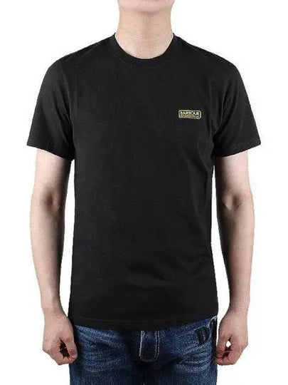 Men's International Small Logo Short Sleeve T-Shirt Black - BARBOUR - BALAAN 2