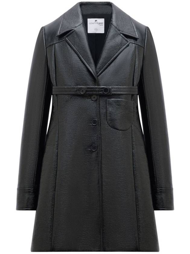 Trench Coat 323CMA104VY0014 9999 BLACK - COURREGES - BALAAN 2