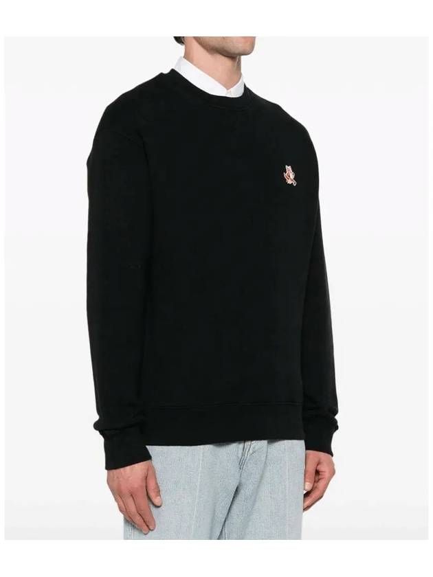 Fox Cotton Sweatshirt Black - MAISON KITSUNE - BALAAN 5