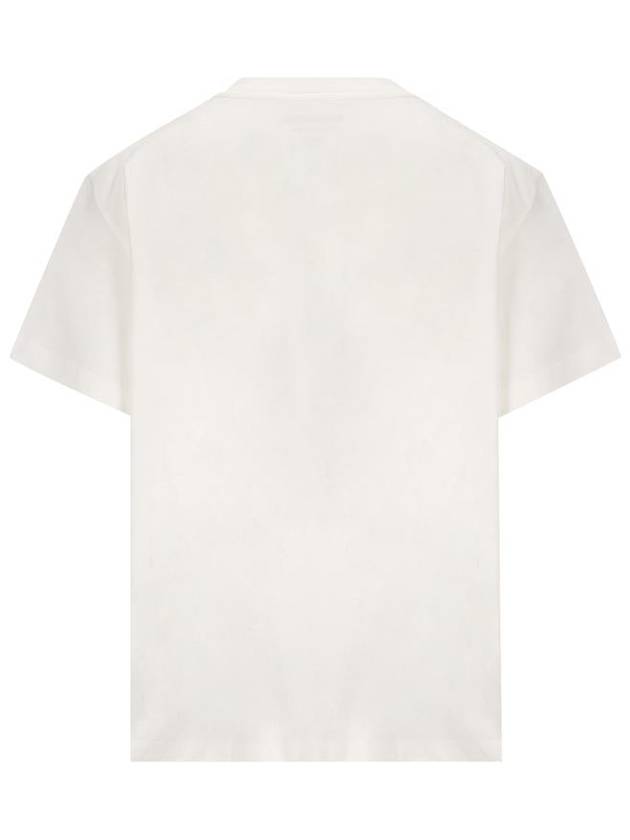 Logo Label Cotton 3 Pack Short Sleeve T-Shirt White - JIL SANDER - BALAAN 4