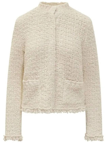 Mix Padded Cardigan Ivory 9B000 18 M3957 034 - MONCLER - BALAAN 1