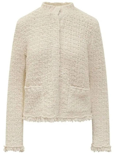 Mix Padded Cardigan Ivory 9B000 18 M3957 034 - MONCLER - BALAAN 1