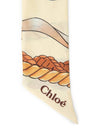 Bandeau Silk Scarf Beige - CHLOE - BALAAN 5