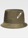 Le Bob Ovalie Nylon Bucket Hat Khaki - JACQUEMUS - BALAAN 3