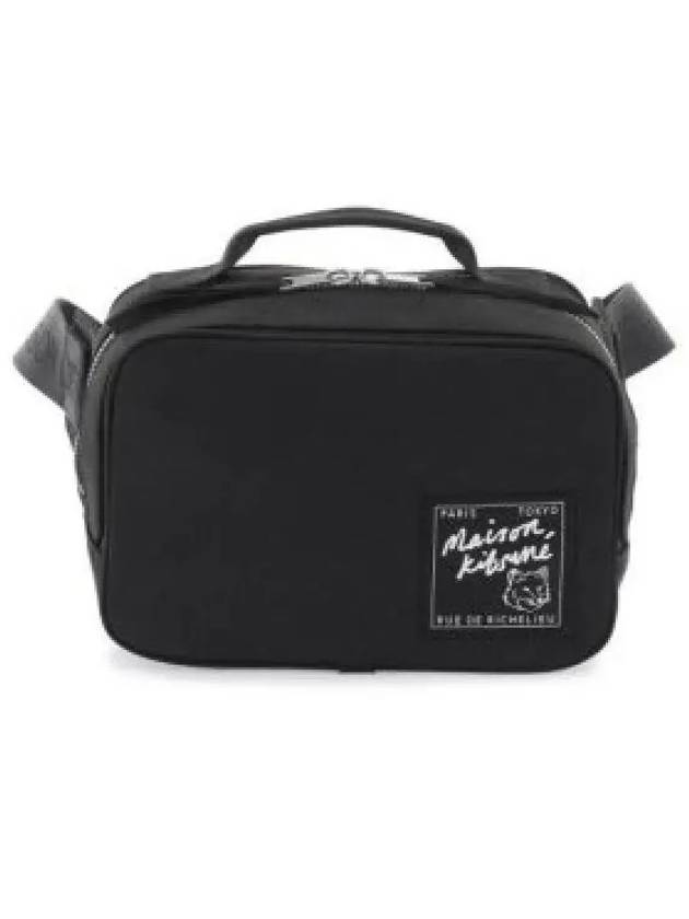 Traveler Belt Bag Black - MAISON KITSUNE - BALAAN 2