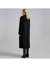 Madame Icon Cashmere Double Coat Black - MAX MARA - BALAAN 4