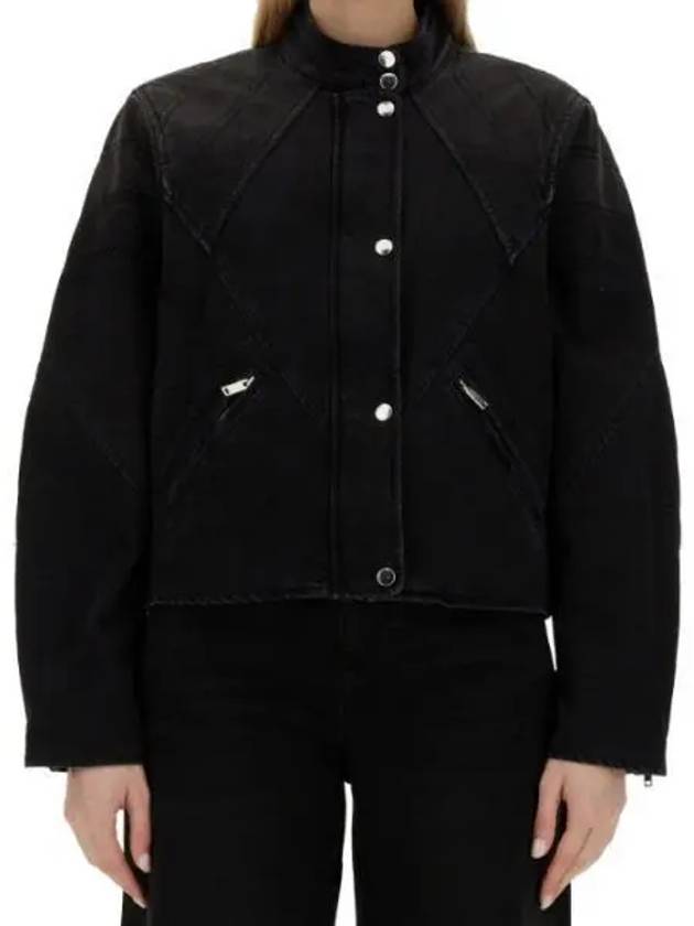 Chady Jumper Denim Jacket Black - ISABEL MARANT - BALAAN 2