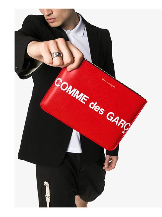 Women's Unisex Clutch Bag Red SA5100HL - COMME DES GARCONS - BALAAN 1