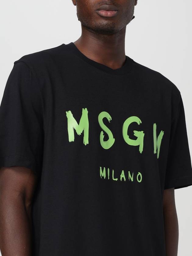 T-shirt in cotone con logo Msgm - MSGM - BALAAN 3