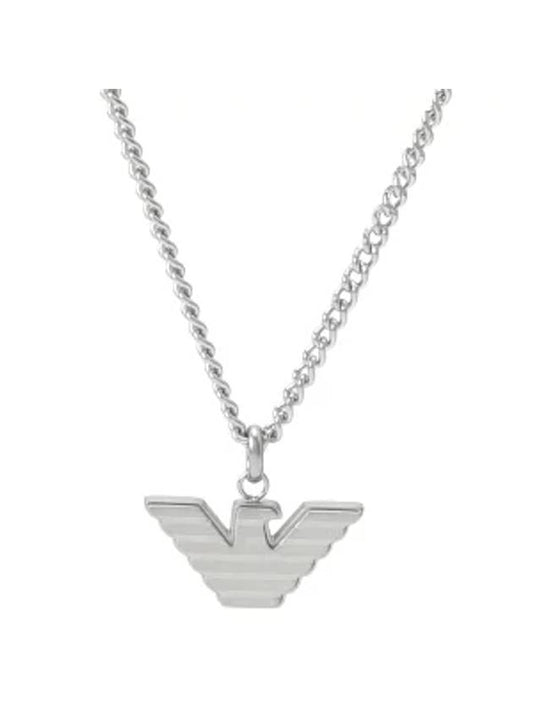 Logo Necklace Silver - EMPORIO ARMANI - BALAAN 1