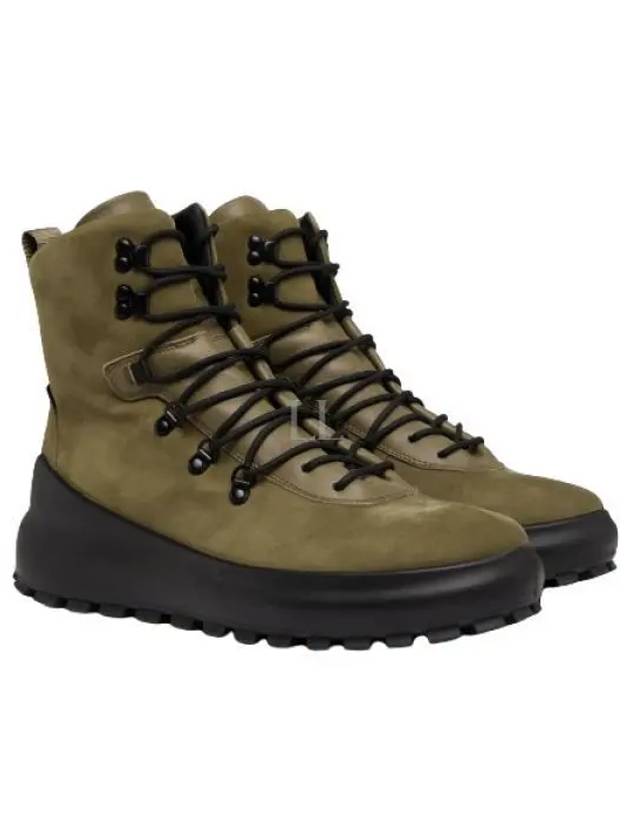 Hiking Leather Walker Boots Beige - STONE ISLAND - BALAAN 2