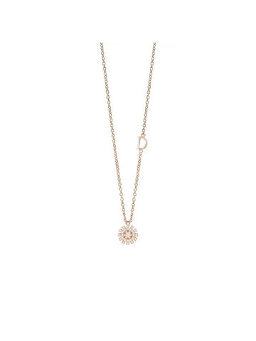 Margherita Diamonds 8mm Necklace Pink Gold - DAMIANI - BALAAN 1