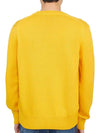 Embroidered Logo Knit Top Yellow - ALEXANDER MCQUEEN - BALAAN 5