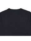 Embroidered Logo Crew Neck Cotton Short Sleeve T-Shirt Black - CP COMPANY - BALAAN 7