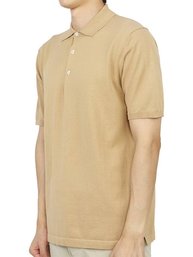 PK shirt camel POLO SHORT CAMEL - ANDERSEN-ANDERSEN - BALAAN 3