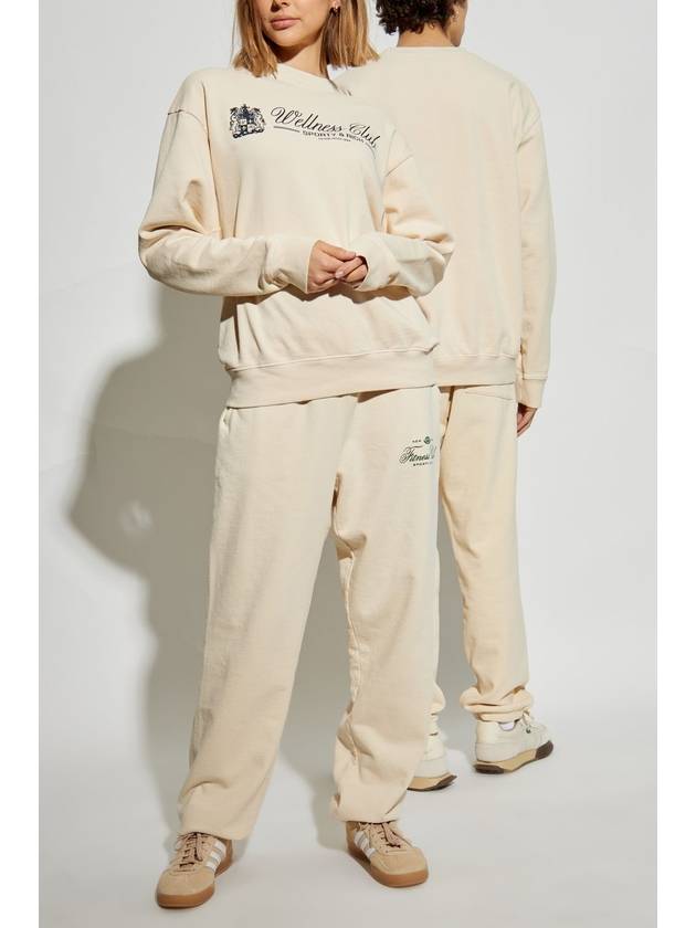 Sporty & Rich Sweatshirt From The Wellness Club Collection, Unisex, Cream - SPORTY & RICH - BALAAN 2