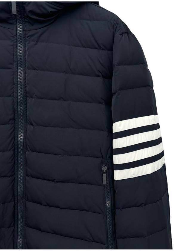 Poly Twill Down Filled 4-Bar Ski Padding Navy - THOM BROWNE - BALAAN 4