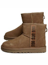 Women's Classic Mini II Logo Winter Boots Chestnut - UGG - BALAAN 2