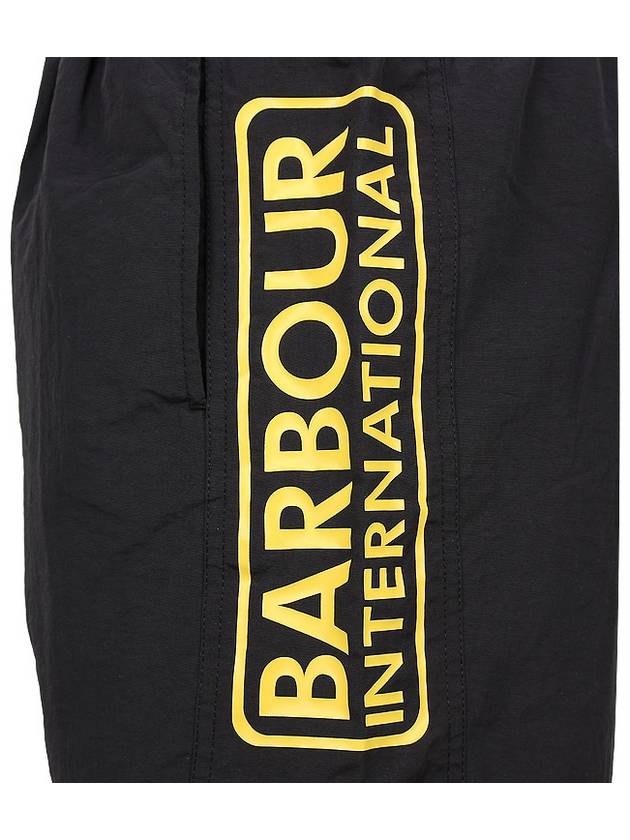 International Large Logo Swim Shorts Black - BARBOUR - BALAAN 8