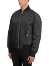 V emblem chain bomber jacket - VERSACE - BALAAN 3