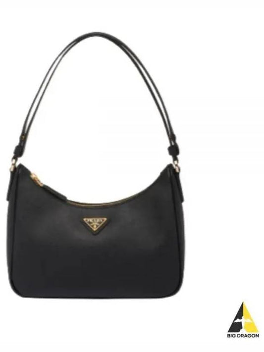 Re-Edition Saffiano Leather Mini Bag Black - PRADA - BALAAN 2