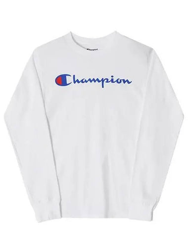 GT78H Y06794 045 Classic Script Graphic Logo Men s Long Sleeve T Shirt - CHAMPION - BALAAN 1