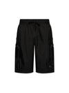 Elastic Waistband Cargo Shorts Black - MOOSE KNUCKLES - BALAAN 1